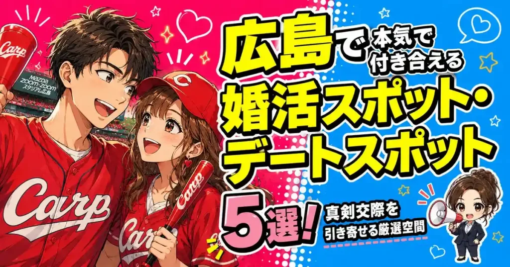 広島で本気で付き合える婚活スポット・デートスポット5選！真剣交際を引き寄せる厳選空間