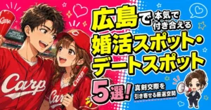 広島で本気で付き合える婚活スポット・デートスポット5選！真剣交際を引き寄せる厳選空間